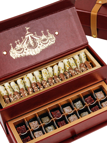 Golden Hour Trove Box - Stylish Plum and Camel